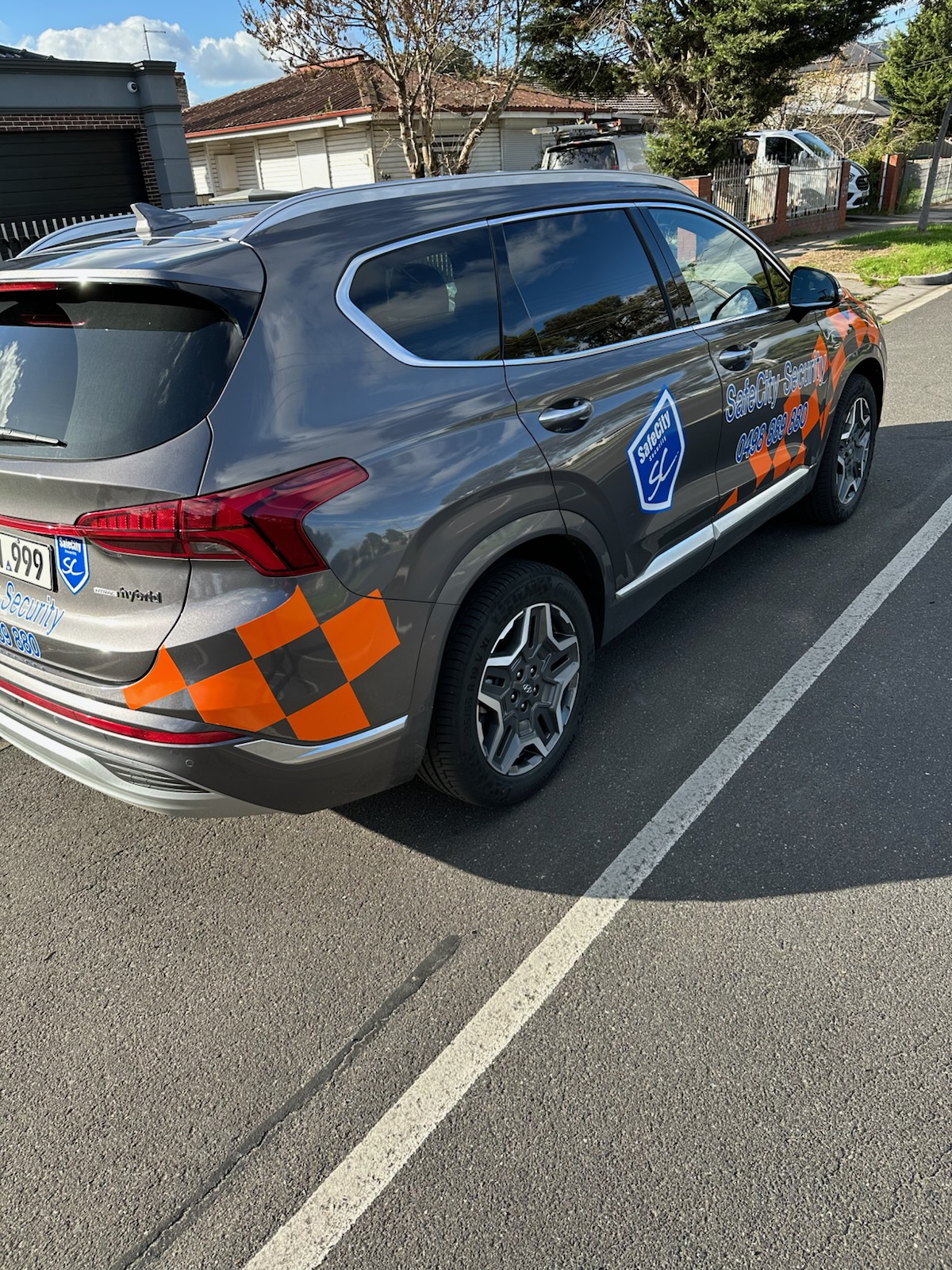 SafeCity Security patrol vehicle